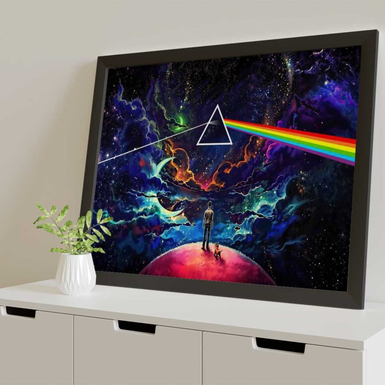 Pink Floyd Poster - Looking For Dark Side Of The Moon Pink Floyd Poster - Looking For Dark Side Of The Moon