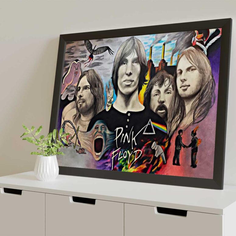 Pink Floyd Poster - Drawing Fan Art