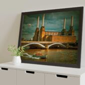 Poster5 Pink Floyd Pig At Battersea Full Colors Poster - OtherBrick