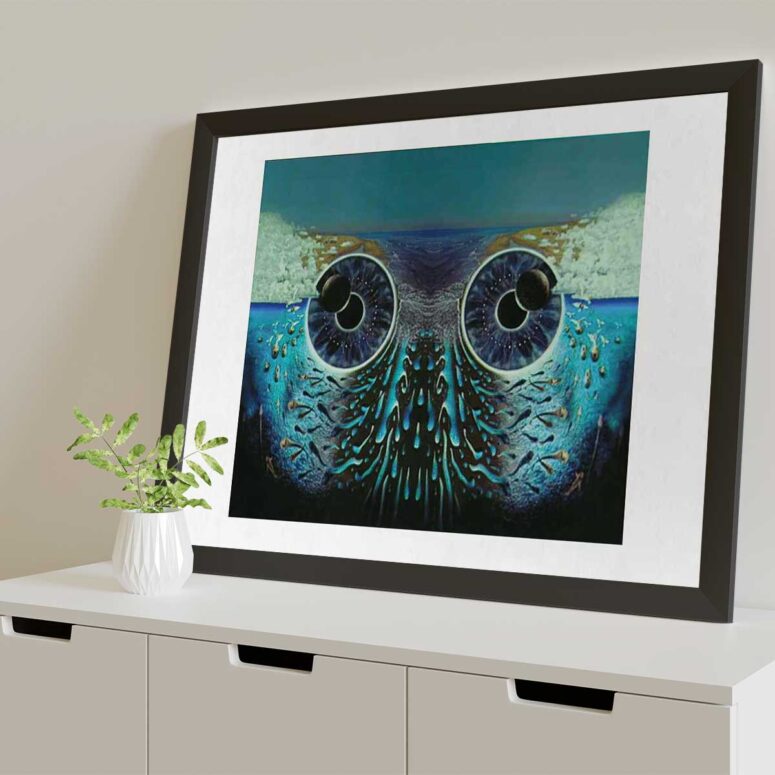 Pink Floyd Poster - Pulse Owl Eyes