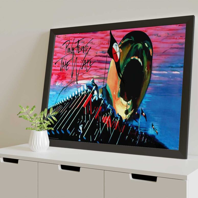 Pink Floyd Poster - The Wall Hammers and Scream Pink Floyd Poster - The Wall Hammers and Scream