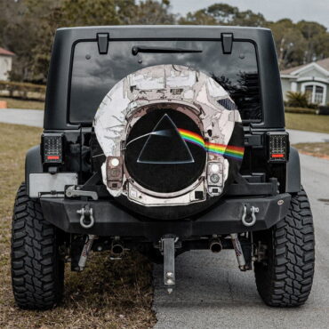 Dark Side Of The Moon Astronauto Pink Floyd Spare Tire Cover