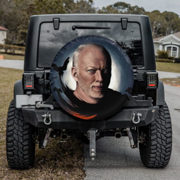 David Gilmour & Black Bird Pink Floyd Spare Tire Cover