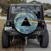 Starry Night Dark Side Of The Moon Van Gogh Pink Floyd Spare Tire Cover