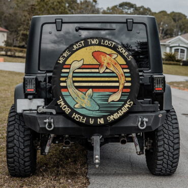 Wish You Were Here - We're just two lost souls Pink Floyd Spare Tire Cover Wish You Were Here - We're just two lost souls Pink Floyd Spare Tire Cover