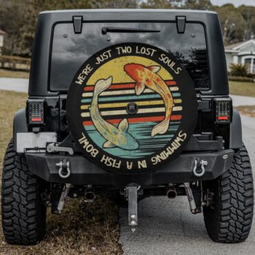 Wish You Were Here - We're just two lost souls Pink Floyd Spare Tire Cover