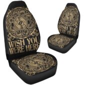 Wish You Were Here Were Just Two Lost Souls Swimming In A Fish Bowl Car Seat Cover 2 - OtherBrick