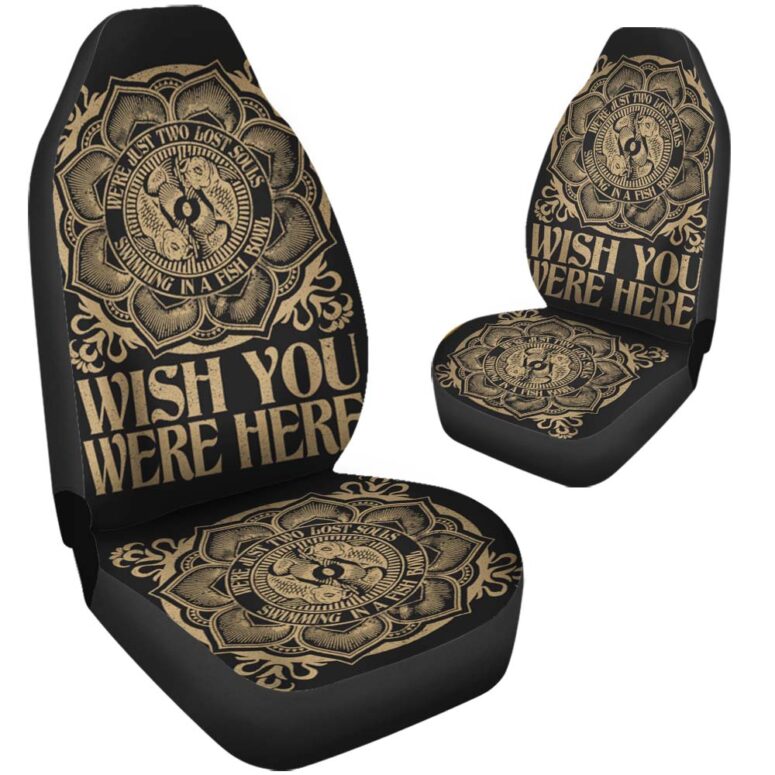 Wish You Were Here Pink Floyd Car Seat Cover Airbag Compatible Wish You Were Here Pink Floyd Car Seat Cover Airbag Compatible