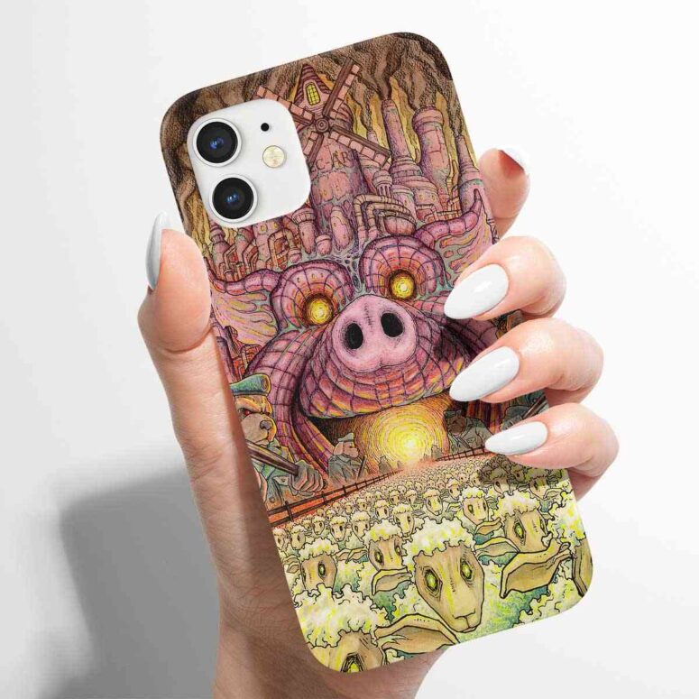 Pink Floyd Phone Case - Animals Farm Tribute Painting