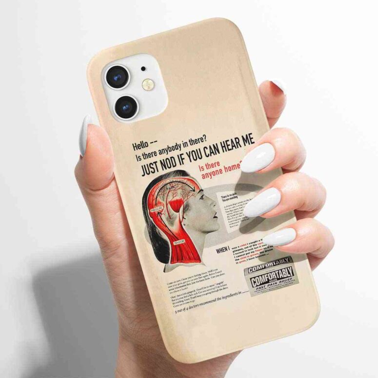 Pink Floyd Phone Case - Hello Is There Anybody In There Pink Floyd Phone Case - Hello Is There Anybody In There
