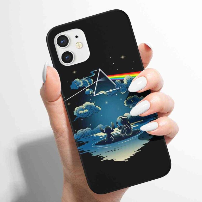 Pink Floyd Phone Case - Lilo And Stitch Starry Sky Dark Side Of The Moon