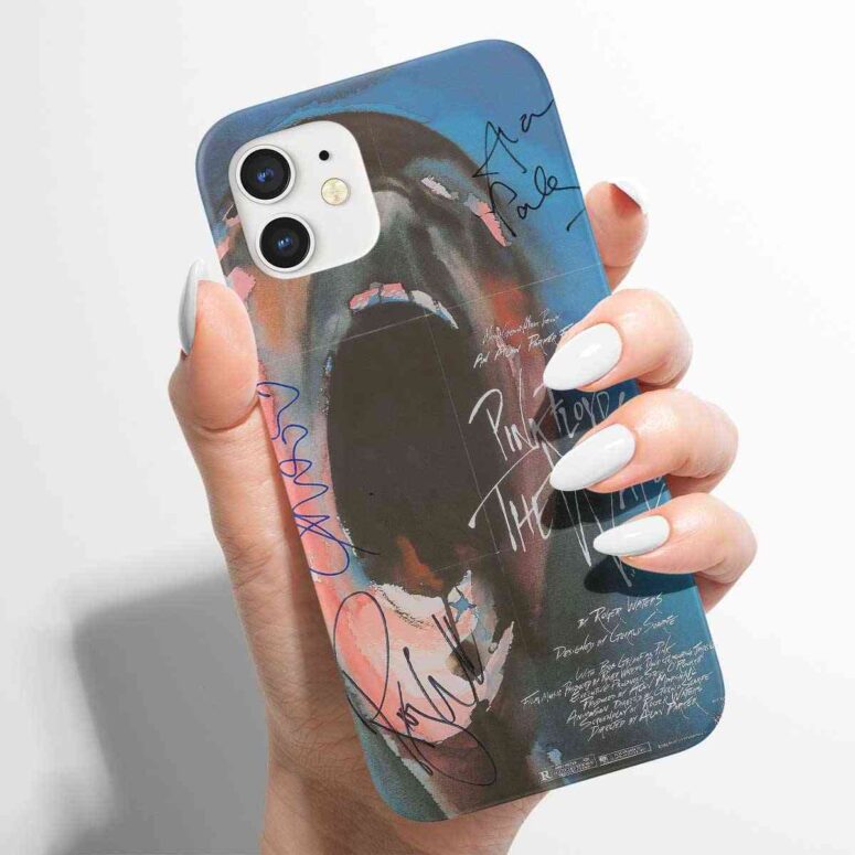 Pink Floyd Phone Case - Signed Mini Poster Waters Geldof and Parker