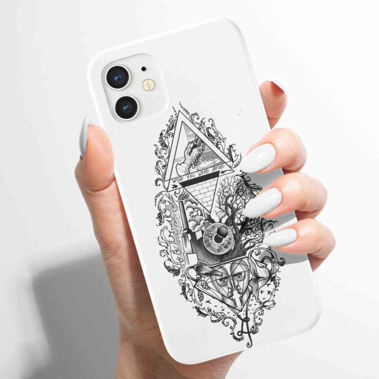 Pink Floyd Phone Case - Wish You Were Here Line Art