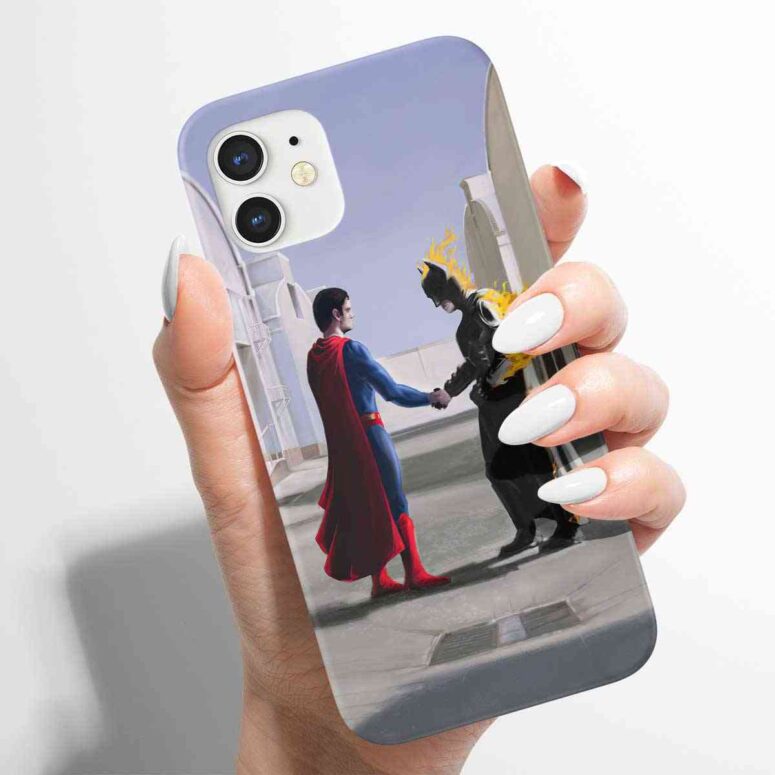Pink Floyd Phone Case - Superman vs Batman Wish You Were Here