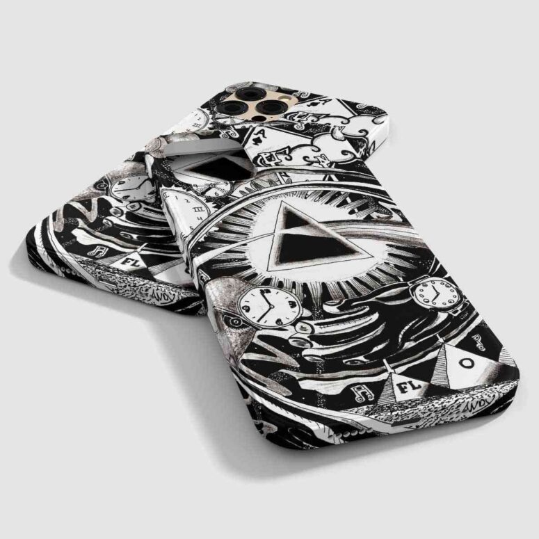 Pink Floyd Phone Case - DSOTM Hand Draw Art
