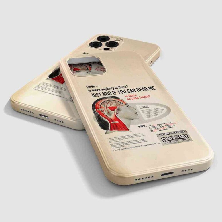 Pink Floyd Phone Case - Hello Is There Anybody In There Pink Floyd Phone Case - Hello Is There Anybody In There