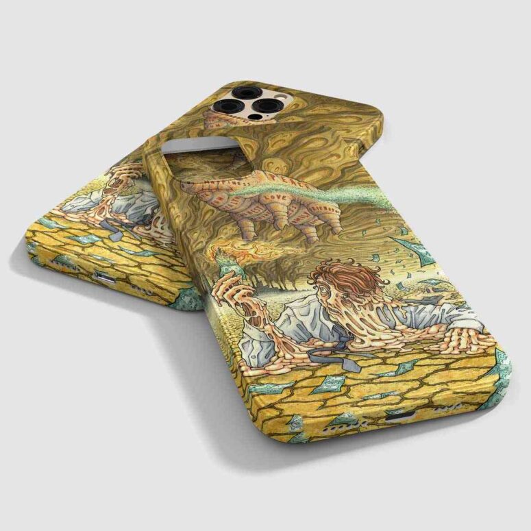 Pink Floyd Phone Case - Money Hand Drawing Art