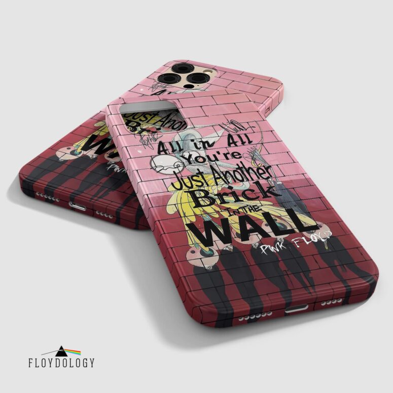 Pink Floyd Phone Case - You Are Just Another Brick In The Wall Signature Pink Floyd Phone Case - You Are Just Another Brick In The Wall Signature