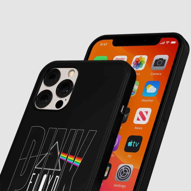 Pink Floyd Phone Case - Dark Side Of The Moon Rainbow Prism
