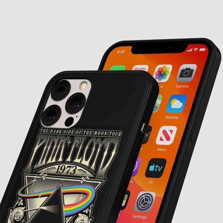 Pink Floyd Phone Case - Dark Side of The Moon Tour 1973 Pink Floyd Phone Case - Dark Side of The Moon Tour 1973