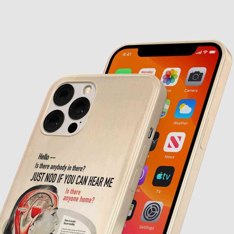 Pink Floyd Phone Case - Hello Is There Anybody In There Pink Floyd Phone Case - Hello Is There Anybody In There