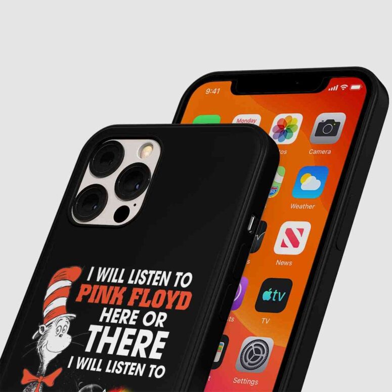 I Will Listen To Pinks Floyd Here or there Phone Case