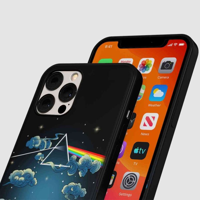 Pink Floyd Phone Case - Lilo And Stitch Starry Sky Dark Side Of The Moon