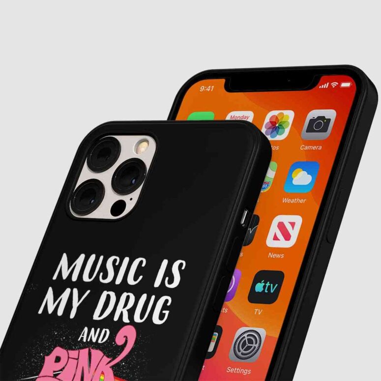 Pink Floyd Phone Case - Music is my drug and Pink Floyd is my dealer Pink Floyd Phone Case - Music is my drug and Pink Floyd is my dealer