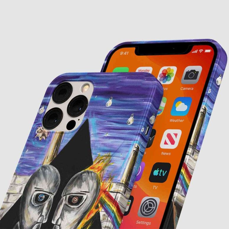 Pink Floyd Phone Case - Album Cover Drawing Art