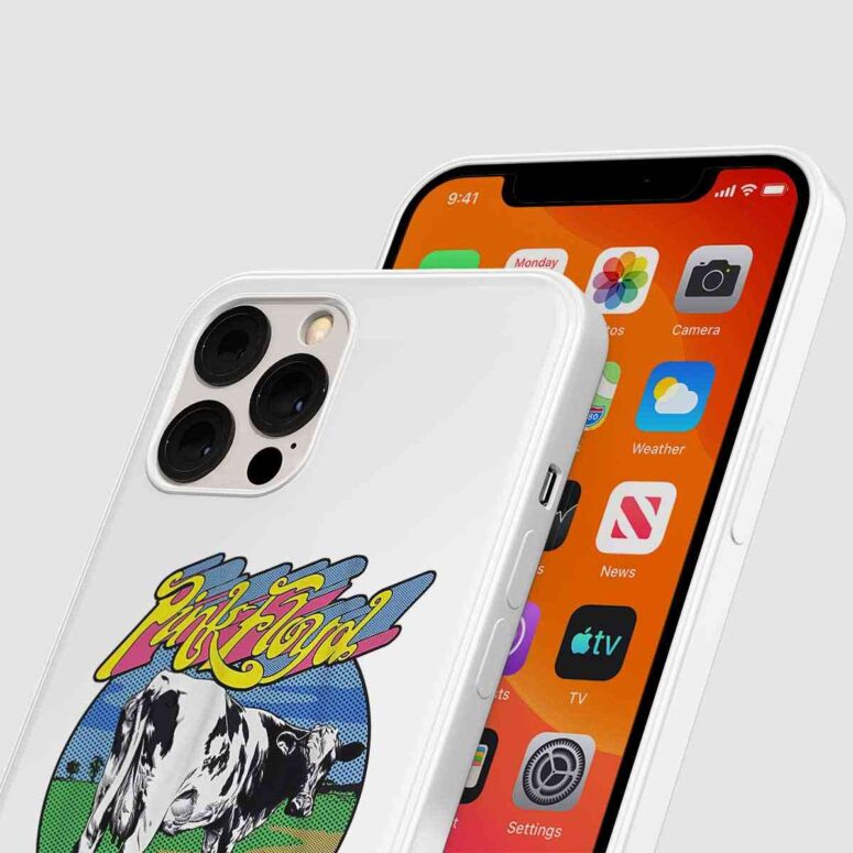 Pink Floyd Phone Case - Distant Bells Atom Heart Mother Shirt Pink Floyd Phone Case - Distant Bells Atom Heart Mother Shirt
