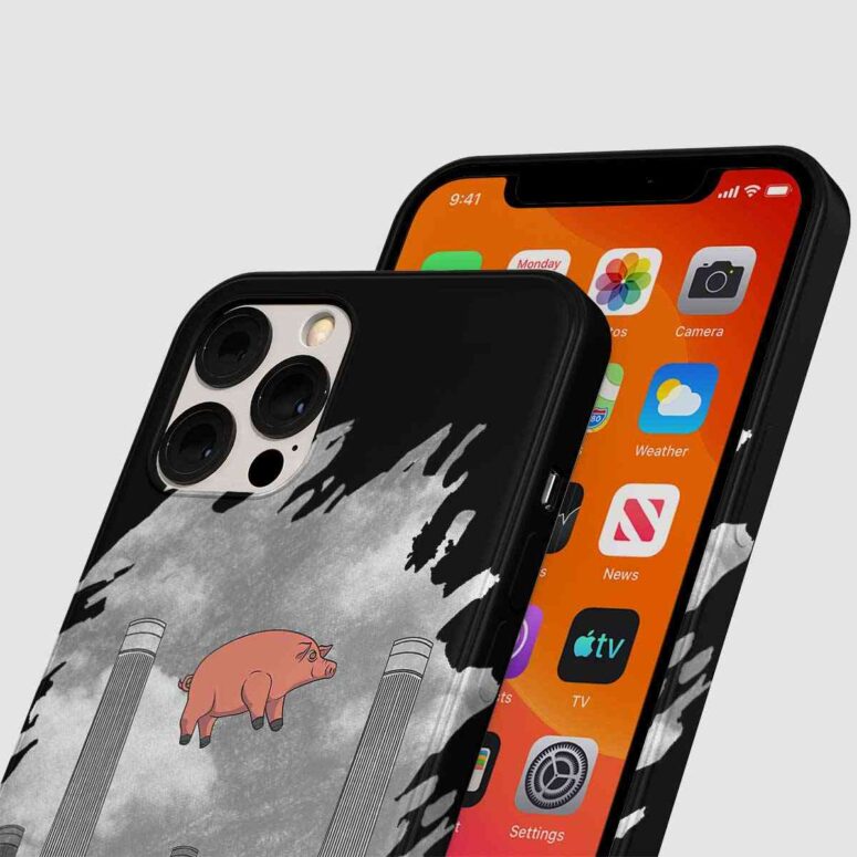 Pink Floyd Phone Case - Pig at Battersea Digital Art Pink Floyd Phone Case - Pig at Battersea Digital Art