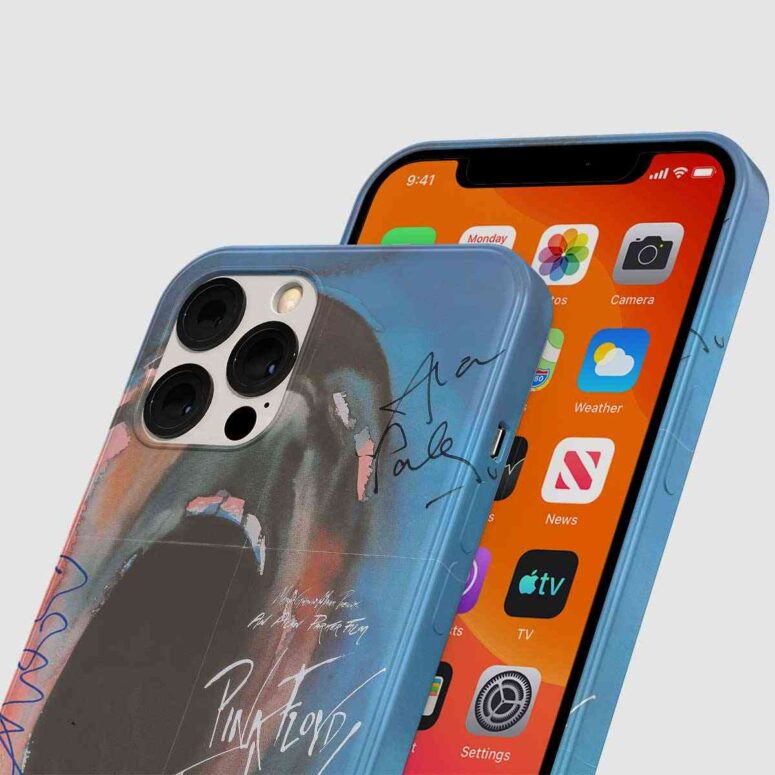 Pink Floyd Phone Case - Signed Mini Poster Waters Geldof and Parker