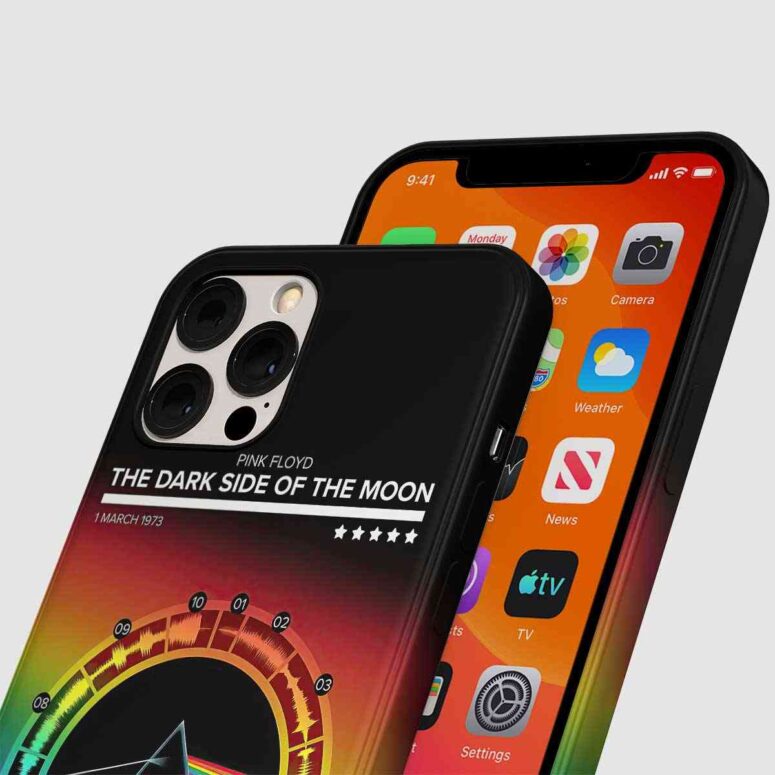 Pink Floyd Phone Case - The Dark Side Of The Moon 1973 Waveform