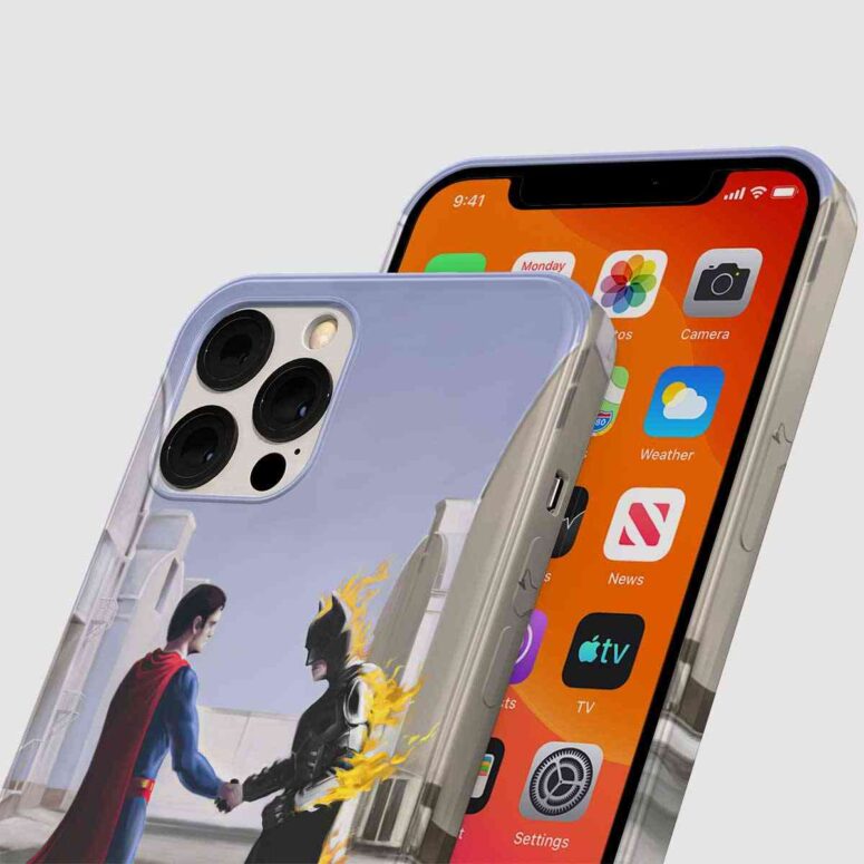 Pink Floyd Phone Case - Superman vs Batman Wish You Were Here