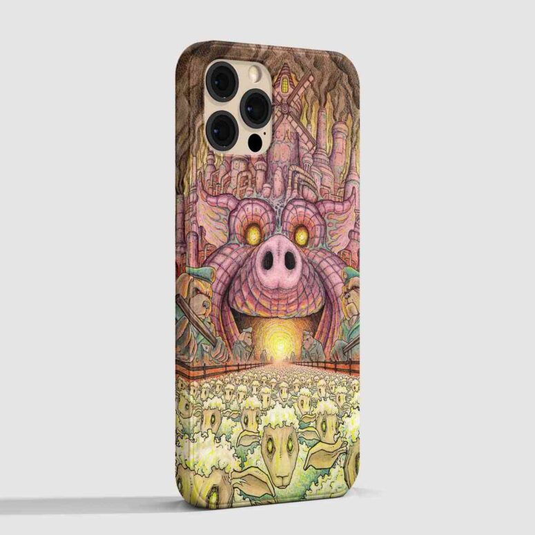 Pink Floyd Phone Case - Animals Farm Tribute Painting