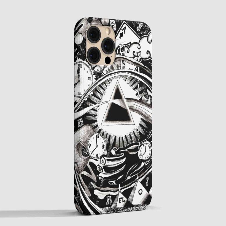 Pink Floyd Phone Case - DSOTM Hand Draw Art