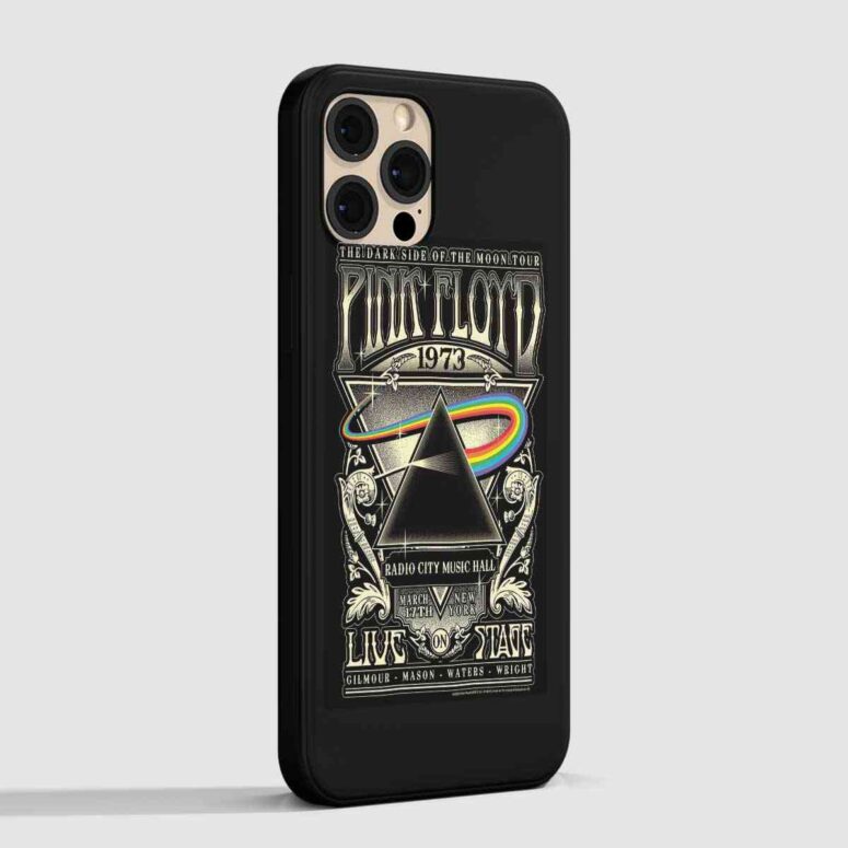 Pink Floyd Phone Case - Dark Side of The Moon Tour 1973 Pink Floyd Phone Case - Dark Side of The Moon Tour 1973