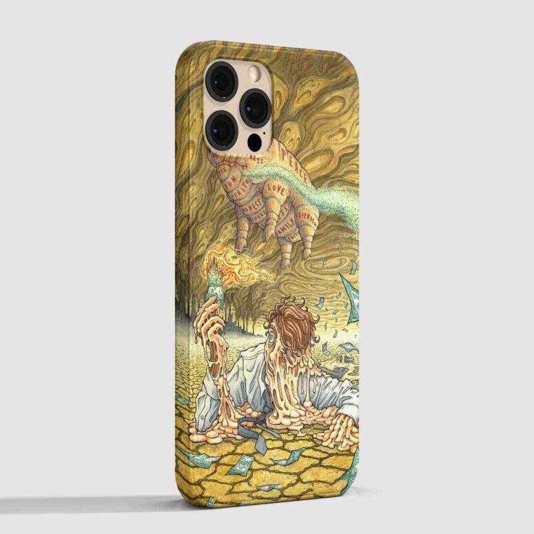 Pink Floyd Phone Case - Money Hand Drawing Art