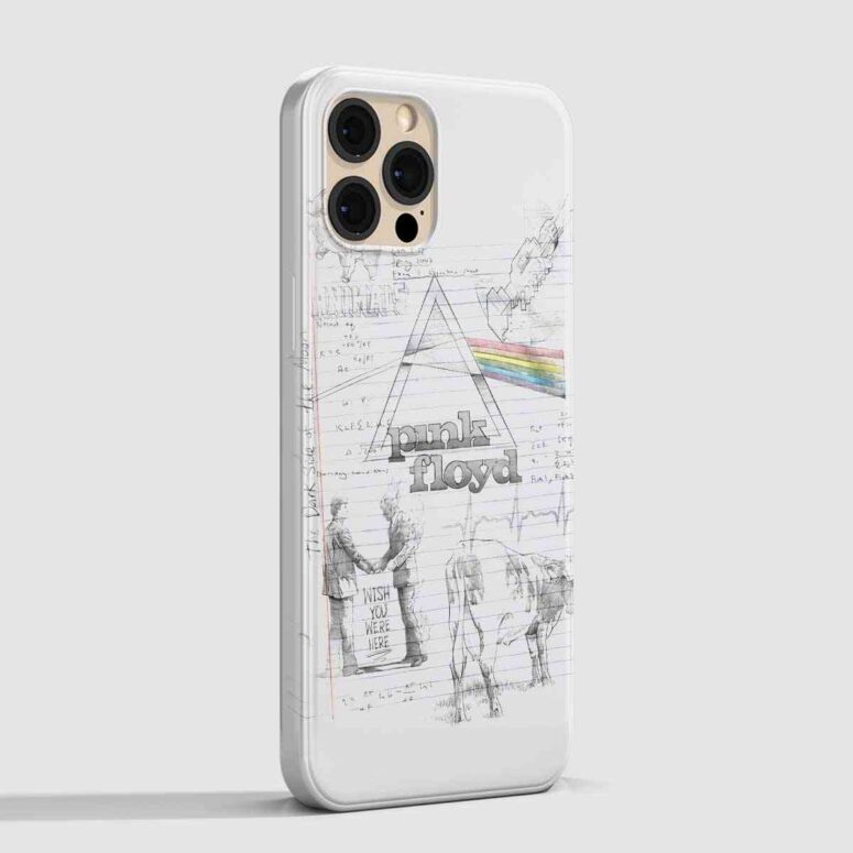 Pink Floyd Phone Case - Album Art Sketches