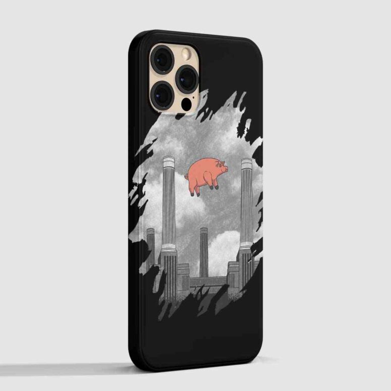 Pink Floyd Phone Case - Pig at Battersea Digital Art Pink Floyd Phone Case - Pig at Battersea Digital Art