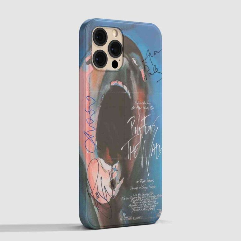 Pink Floyd Phone Case - Signed Mini Poster Waters Geldof and Parker