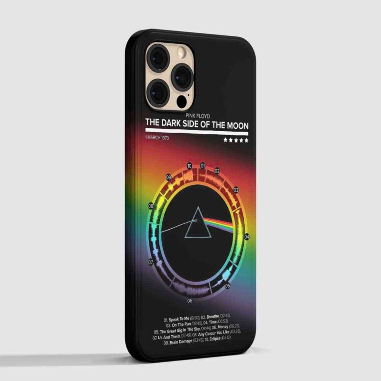 Pink Floyd Phone Case - The Dark Side Of The Moon 1973 Waveform
