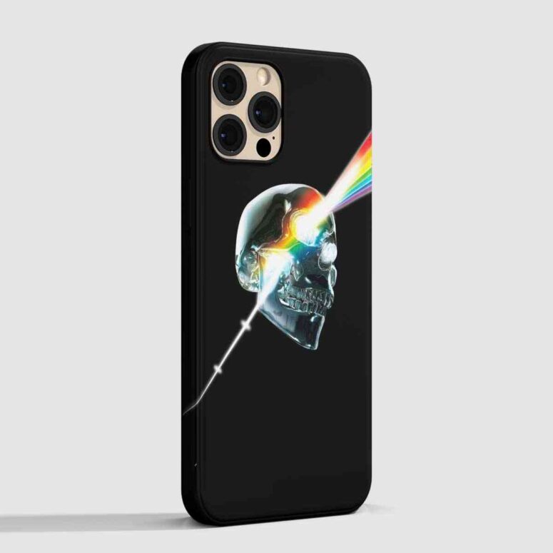 Pink Floyd Phone Case - Skull DSOTM Art