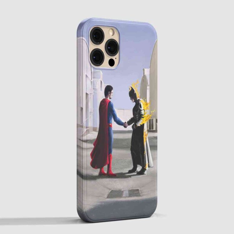 Pink Floyd Phone Case - Superman vs Batman Wish You Were Here