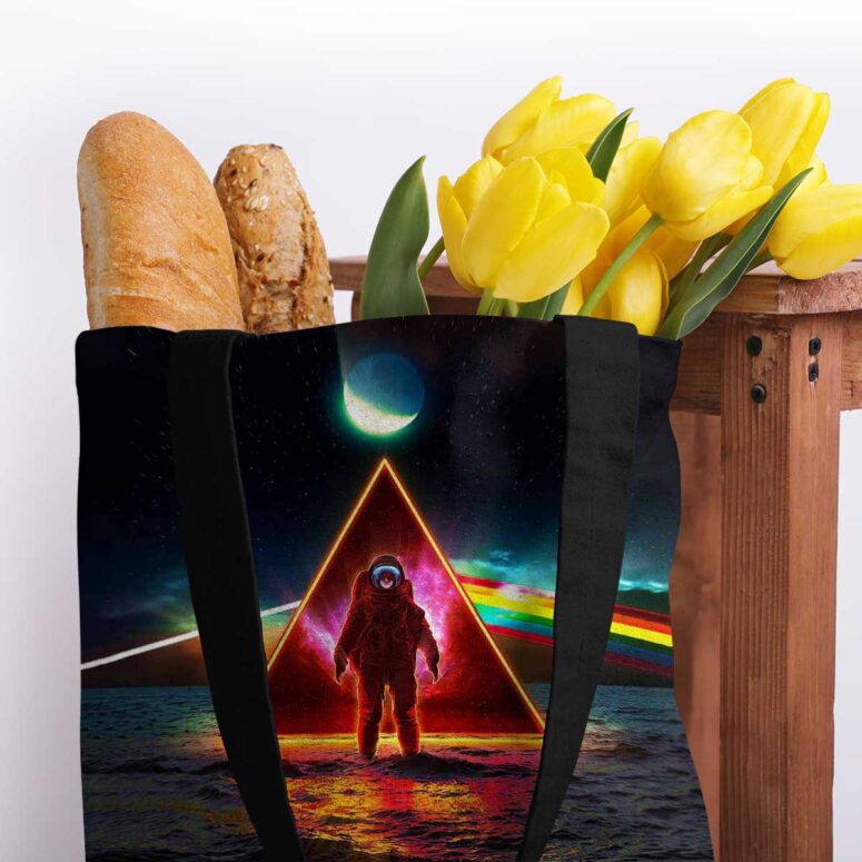 Pink Floyd Tote Bag - Astronaut Dark Side Of The Moon