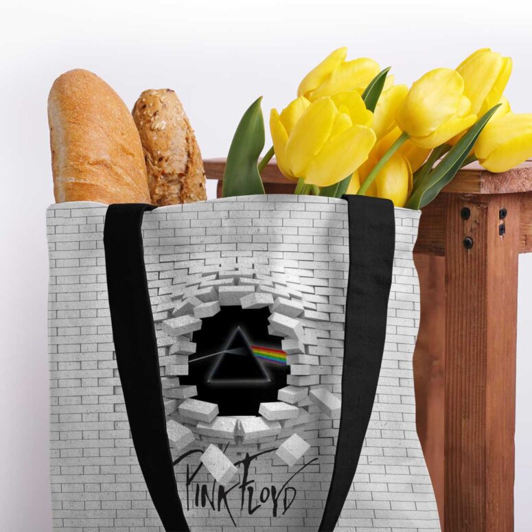 Pink Floyd Brick In The Wall 3D Tote Bag Pink Floyd Brick In The Wall 3D Tote Bag