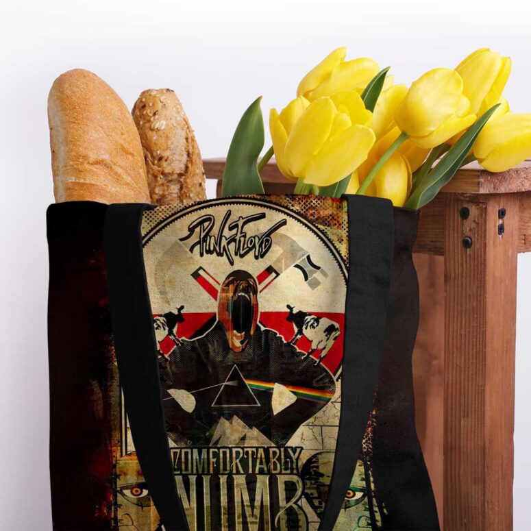 Pink Floyd Tote Bag - Comfortably Numb Hello Is there anybody in there Pink Floyd Tote Bag - Comfortably Numb Hello Is there anybody in there