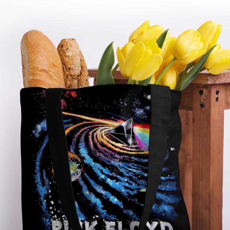 Pink Floyd DSOTM Universe of Chaos Tote Bag Pink Floyd DSOTM Universe of Chaos Tote Bag