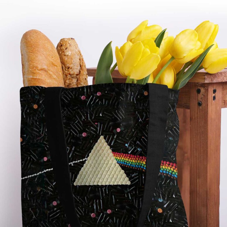 Pink Floyd Tote Bag - Dark Side Of The Moon Candy Pink Floyd Tote Bag - Dark Side Of The Moon Candy