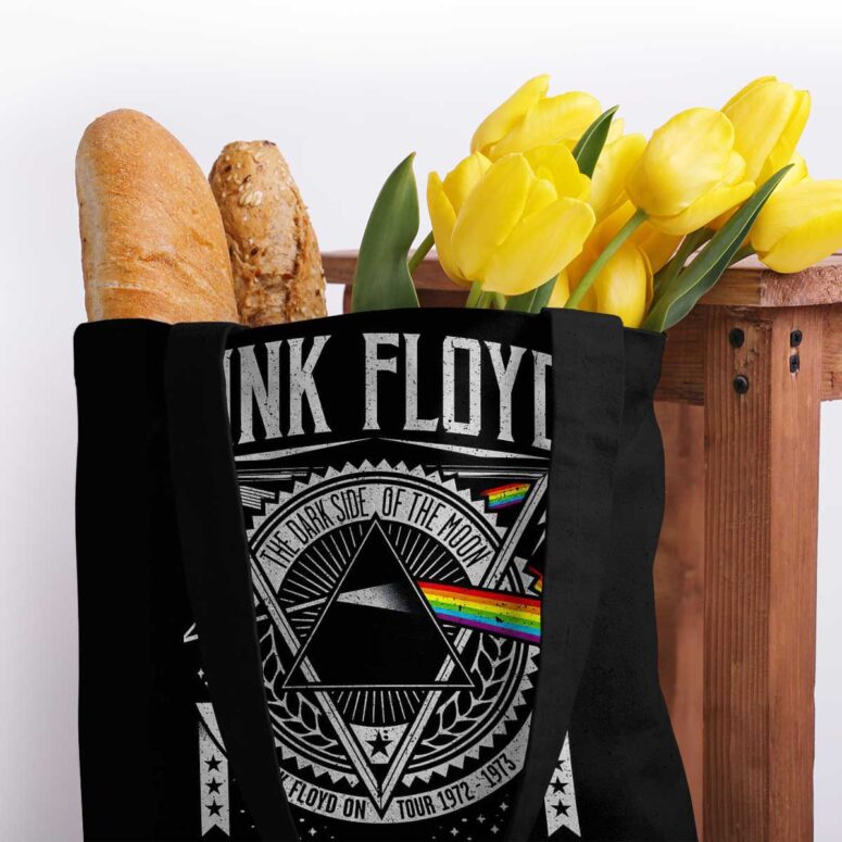 Pink Floyd Tote Bag - Dark Side Of The Moon Tour 1972 EMP Original Pink Floyd Tote Bag - Dark Side Of The Moon Tour 1972 EMP Original